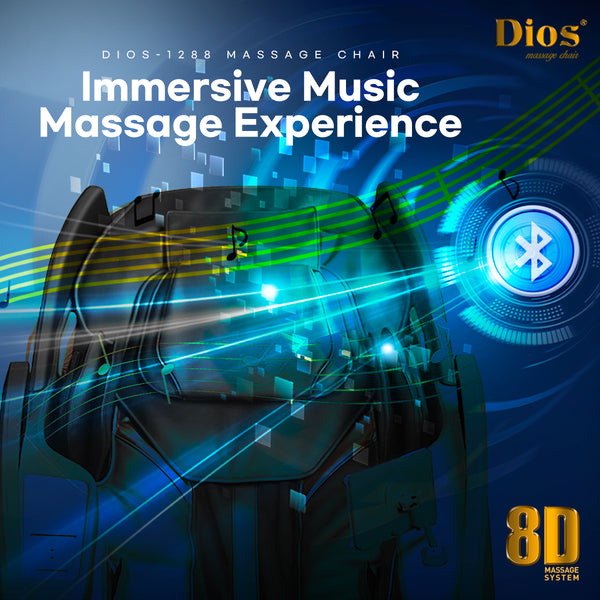 [Free Gift:2Yrs Extended Warranty] [Pre-Order 7-27-2024] Dios Massage Chair <font color=red>8D</font> Dual Core Air Tech Touch Roller SL-track:Dios-1288