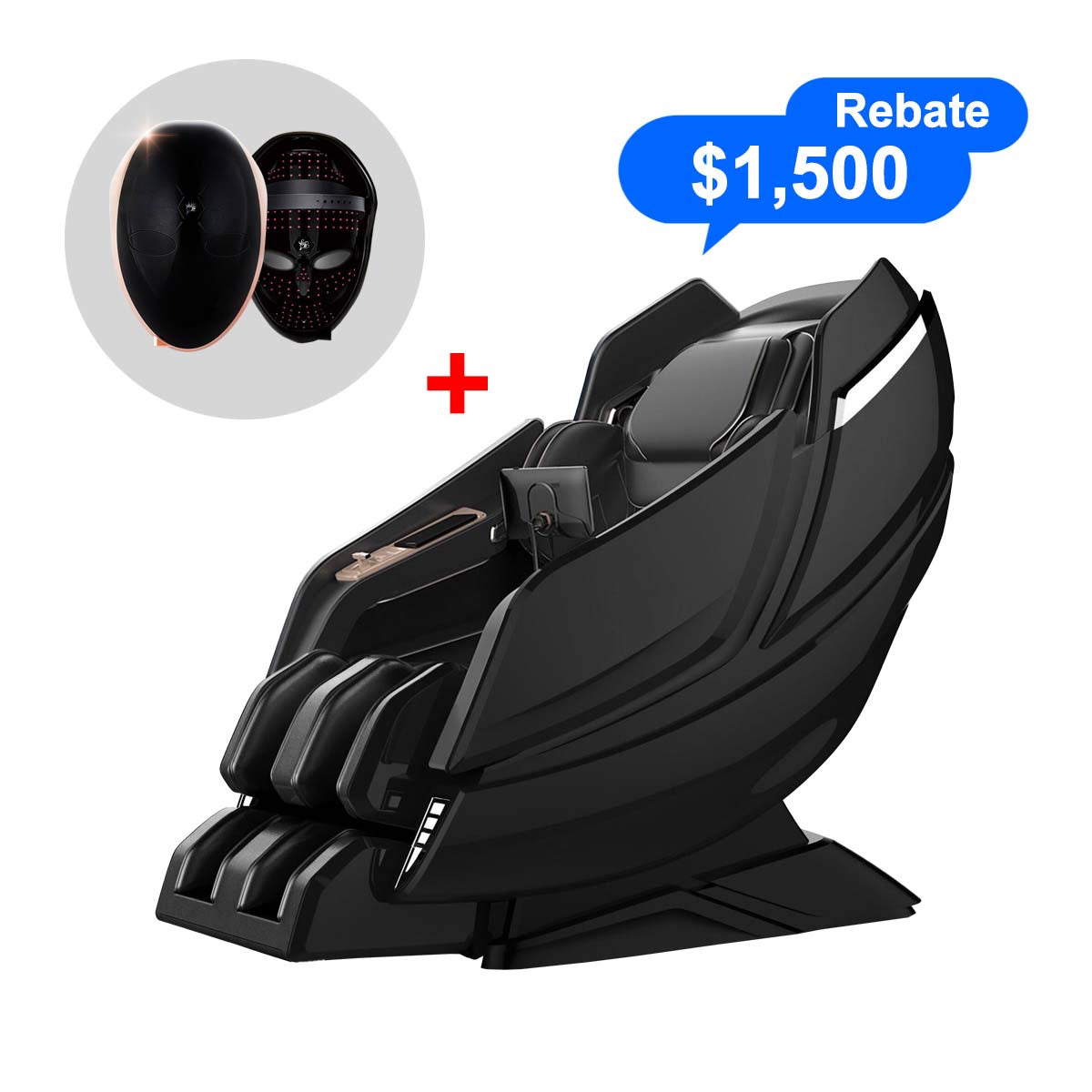 [Free Gift:Premium LED Mask] [Pre-Order 7-27-2024] Dios Massage Chair <font color=red>6D</font> Dual Air Tech Touch Roller SL-track:Dios-1288