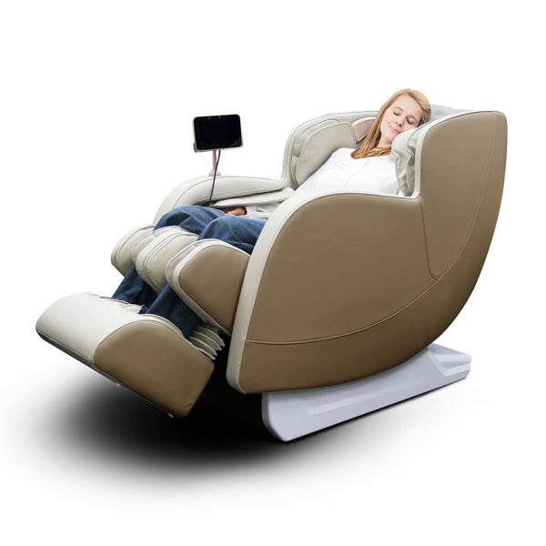 Dios Massage Chair <font color=red>6D</font> Dual Core Air Roller SL-track Dios-6800 Beige/White