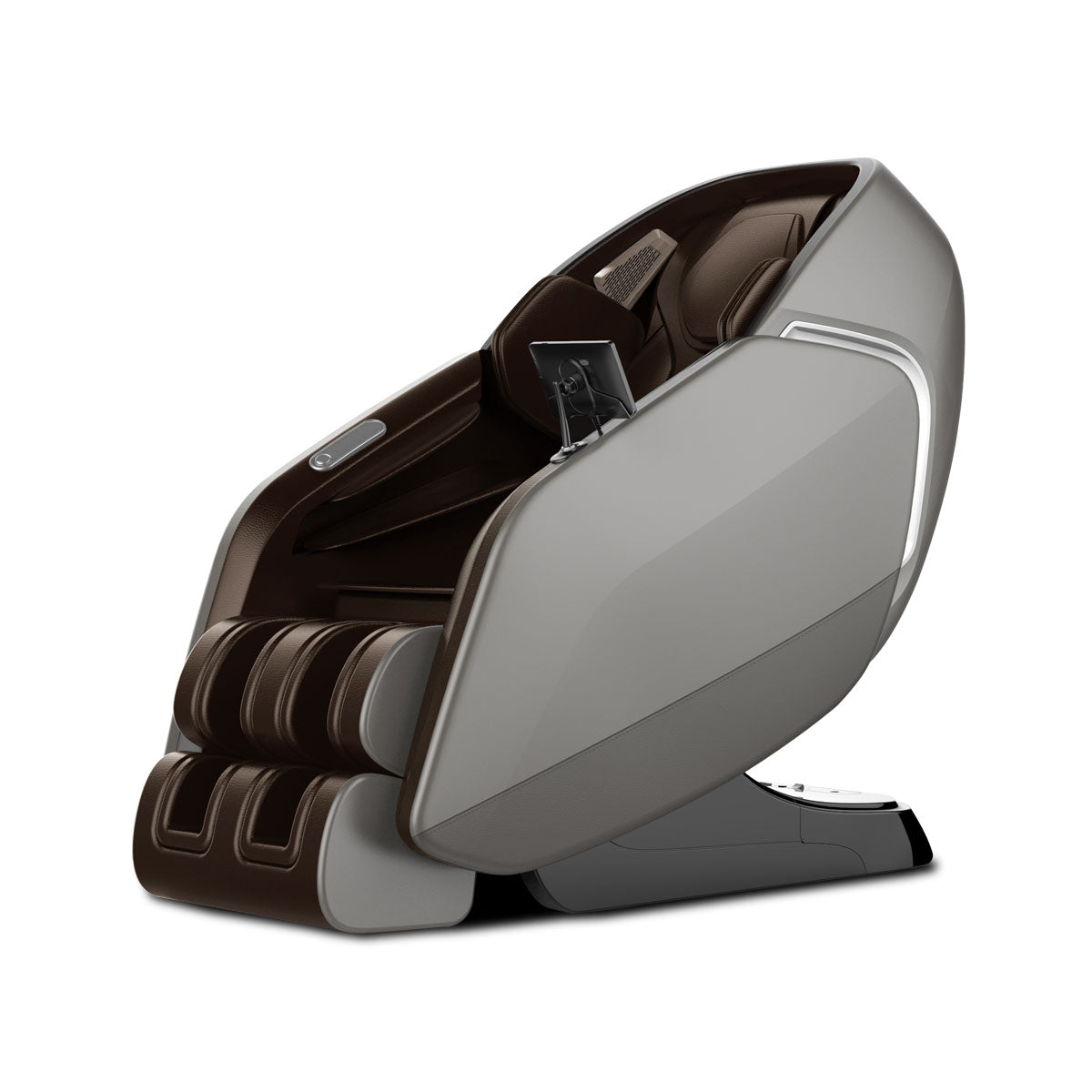 Dios Massage Chair <font color=red>7D</font> Dual Core Air Roller SL-track with 3D Calf Kneading Dios-7300 Gray/Brown