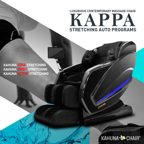 [OPEN BOX, B] 4D Exquisite Rhythmic HSL-Track Kahuna Massage Chair, HM-Kappa Black