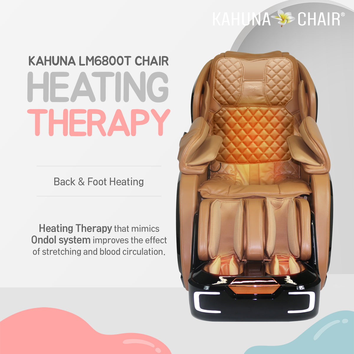 Kahuna Massage Chair 3D+@ Latest Technology SL-Track Auto Extension Kahuna Massage Chair LM-6800T