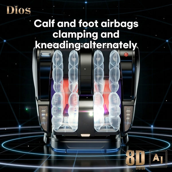 [PreOrder 6/30/26] 8D AI Dual Core (4D+4D) with Air Float System,Precision Human-Like Massage,54" SL-Track,Automatic Dual-Side Body Scanning,Brain Relaxation,Luxury Zero Gravity-Gray