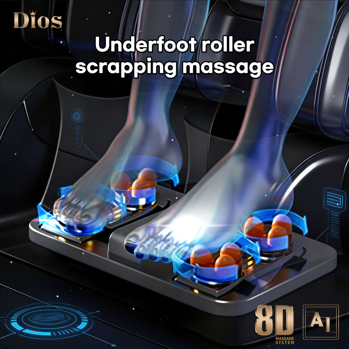 [Pre-Order 5-30-2026] <font color=red>8D</font> AI Dual Core (4D+4D) with Air Float System, Precision Human-Like Massage, 54" SL-Track, Automatic Dual-Side Body Scanning, Brain Relaxation, Luxury Zero Gravity Brown(Taupe)