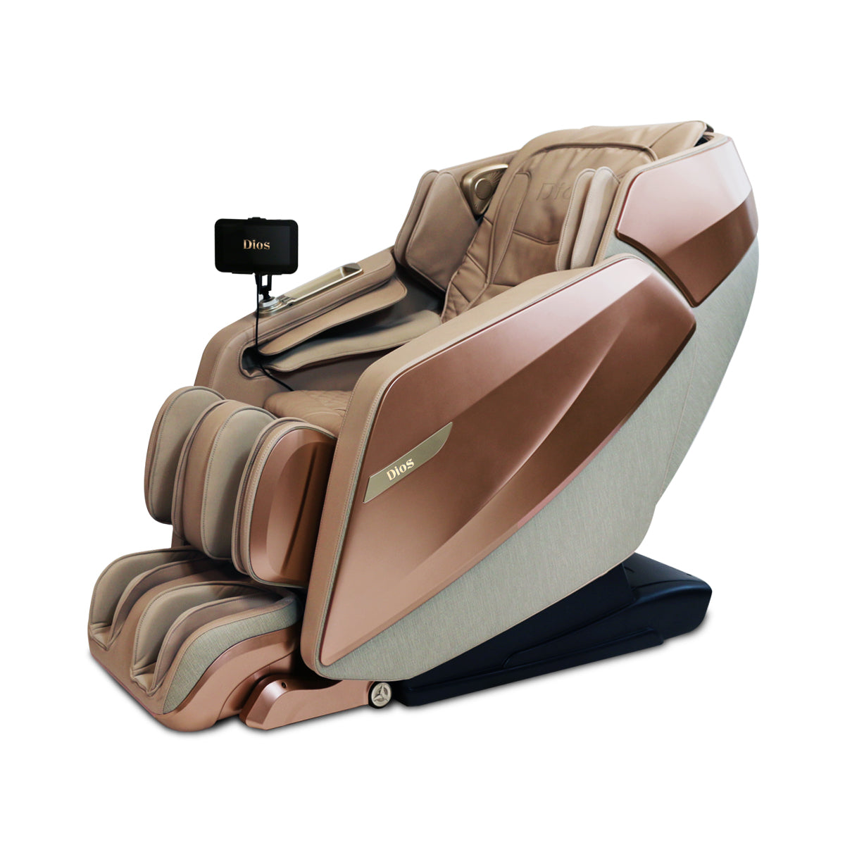 [2nd Batch] [Pre-Order 4-30-2026] Dios Flexa The World's First 181°Massage Experience Swinging Stretching Footrest 6 Level 4D Roller 56" SL-Track Full Body Zero Gravity Recliner Kahuna Massage Chair - ROSE GOLD (Limited Edition)