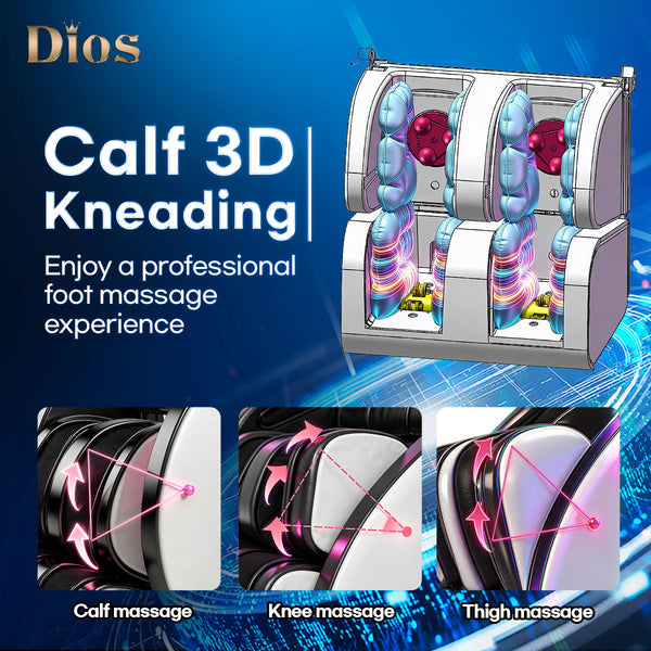 [3rd Batch] [Pre-Order 3-30-2026] <font color=red>7D</font> AI Dual Core (4D+3D) Roller, Air Float System, Upgraded Kahuna SM7300 with 3D Calf Kneading, SL-Track Full Body Zero Gravity Recliner Black