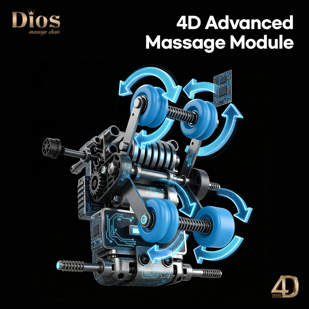 [2nd Batch] [Pre-Order 4-30-2026] Dios Flexa The World's First 181°Massage Experience Swinging Stretching Footrest 6 Level 4D Roller 56" SL-Track Full Body Zero Gravity Recliner Kahuna Massage Chair - ROSE GOLD (Limited Edition)