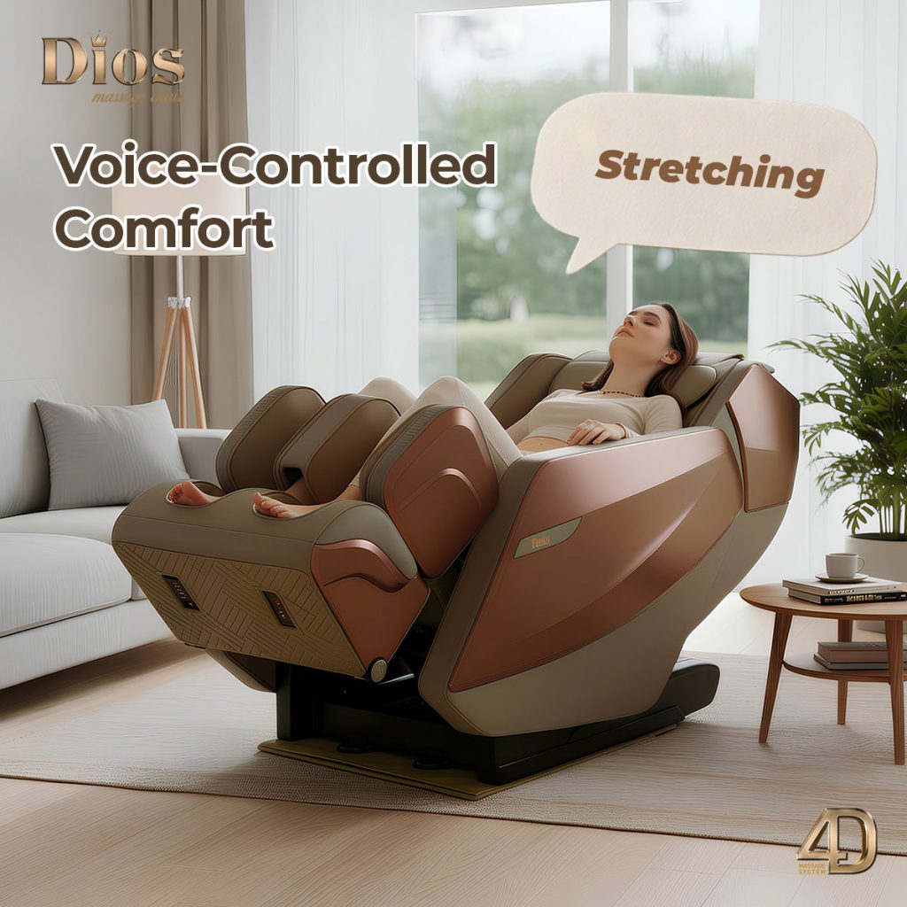 [2nd Batch] [Pre-Order 4-30-2026] Dios Flexa The World's First 181°Massage Experience Swinging Stretching Footrest 6 Level 4D Roller 56" SL-Track Full Body Zero Gravity Recliner Kahuna Massage Chair - ROSE GOLD (Limited Edition)
