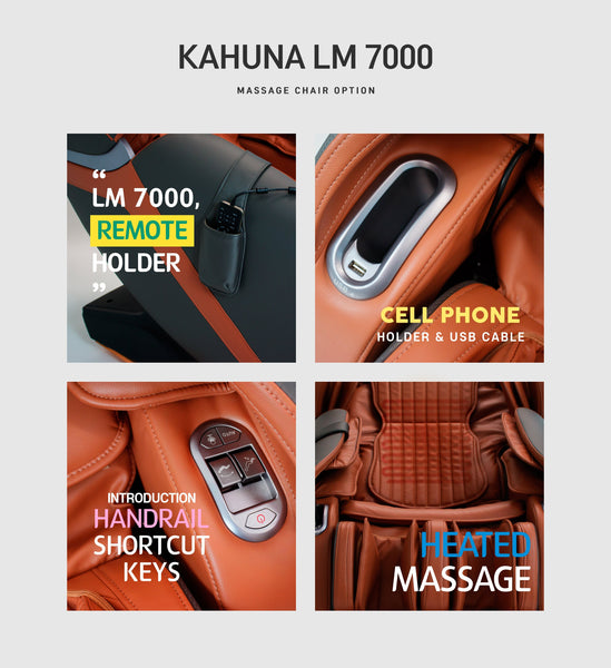 [Limited Quantity] Spot target massage Voice Recognition Kahuna Massage Chair, LM-7000 Black