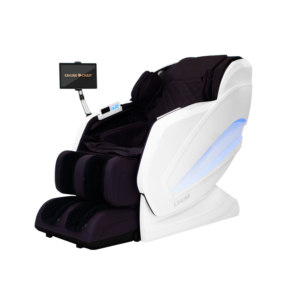 [OPEN BOX, C] 4D Exquisite Rhythmic HSL-Track Kahuna Massage Chair, HM-Kappa Purple/White