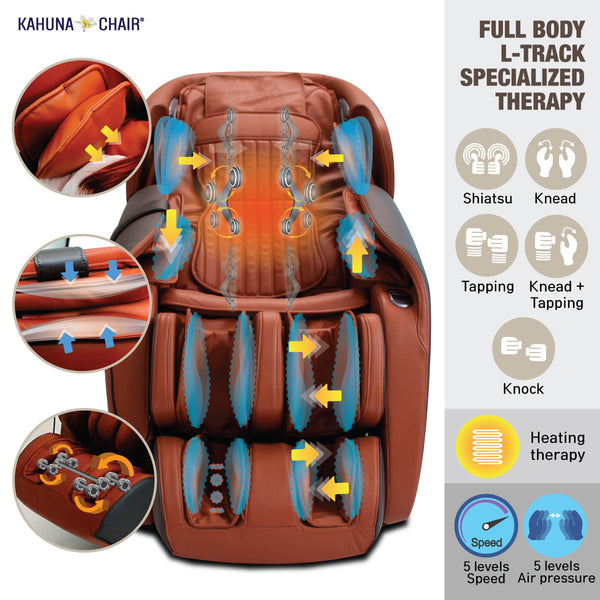 [Limited Quantity] Spot target massage Voice Recognition Kahuna Massage Chair, LM-7000 Black