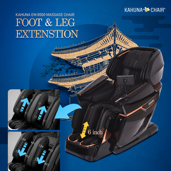 Kahuna Massage Chair 4D The King’s Elite Massage Chair, EM-8500 Black