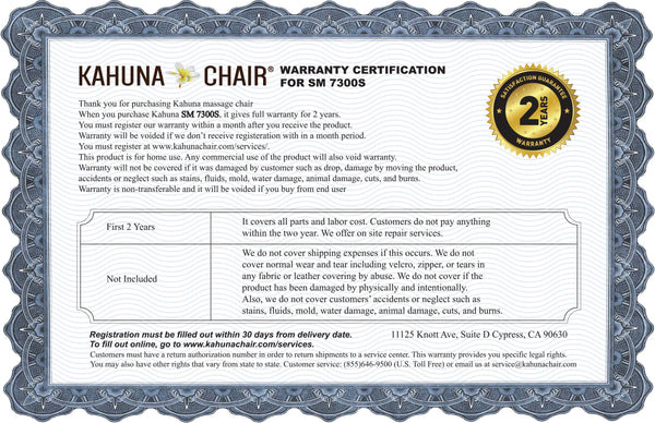 [OPENBOX, A] Kahuna Massage Chair Premium SL-track Kahuna Massage Chair, SM-7300S