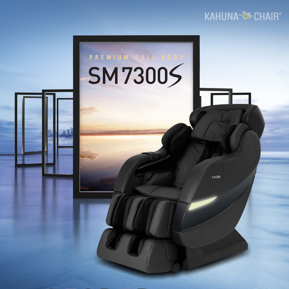[OPENBOX, A] Kahuna Massage Chair Premium SL-track Kahuna Massage Chair, SM-7300S