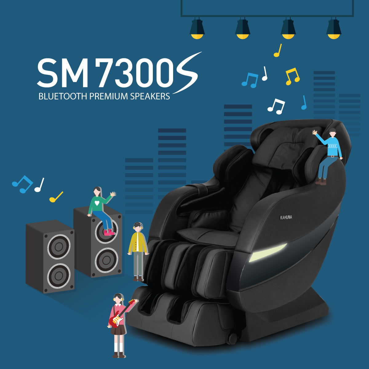 [OPENBOX, A] Kahuna Massage Chair Premium SL-track Kahuna Massage Chair, SM-7300S
