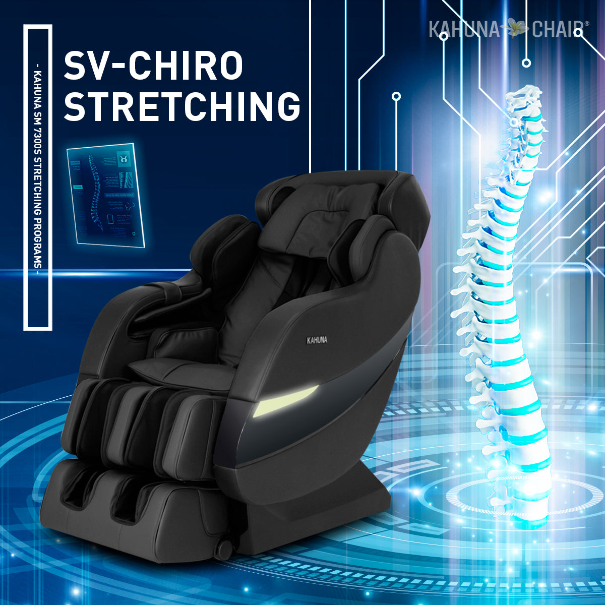[OPENBOX, A] Kahuna Massage Chair Premium SL-track Kahuna Massage Chair, SM-7300S
